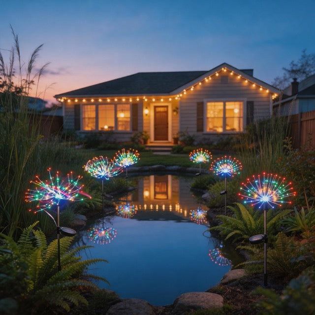 Ramadan Valentine's Day Multi-Color Garden Lights