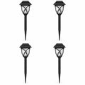 SCENOVIA solar landscape lights 4 pack, white background