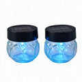 SCENOVIA glass lotus solar lantern 2 pack, white background
