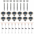SCENOVIA solar pathway & party bundle 24 lights, white background