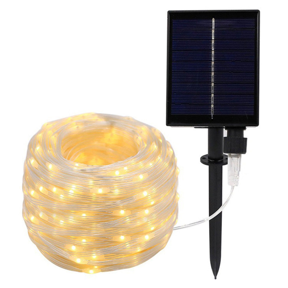 SCENOVIA solar rope lights 400m, white background
