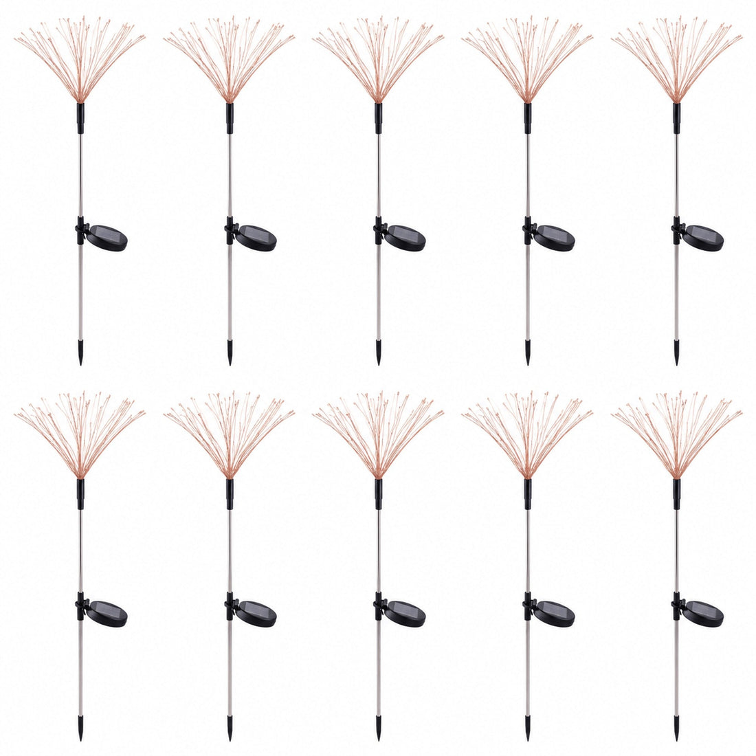 SCENOVIA solar starburst lights 10 pack, white background
