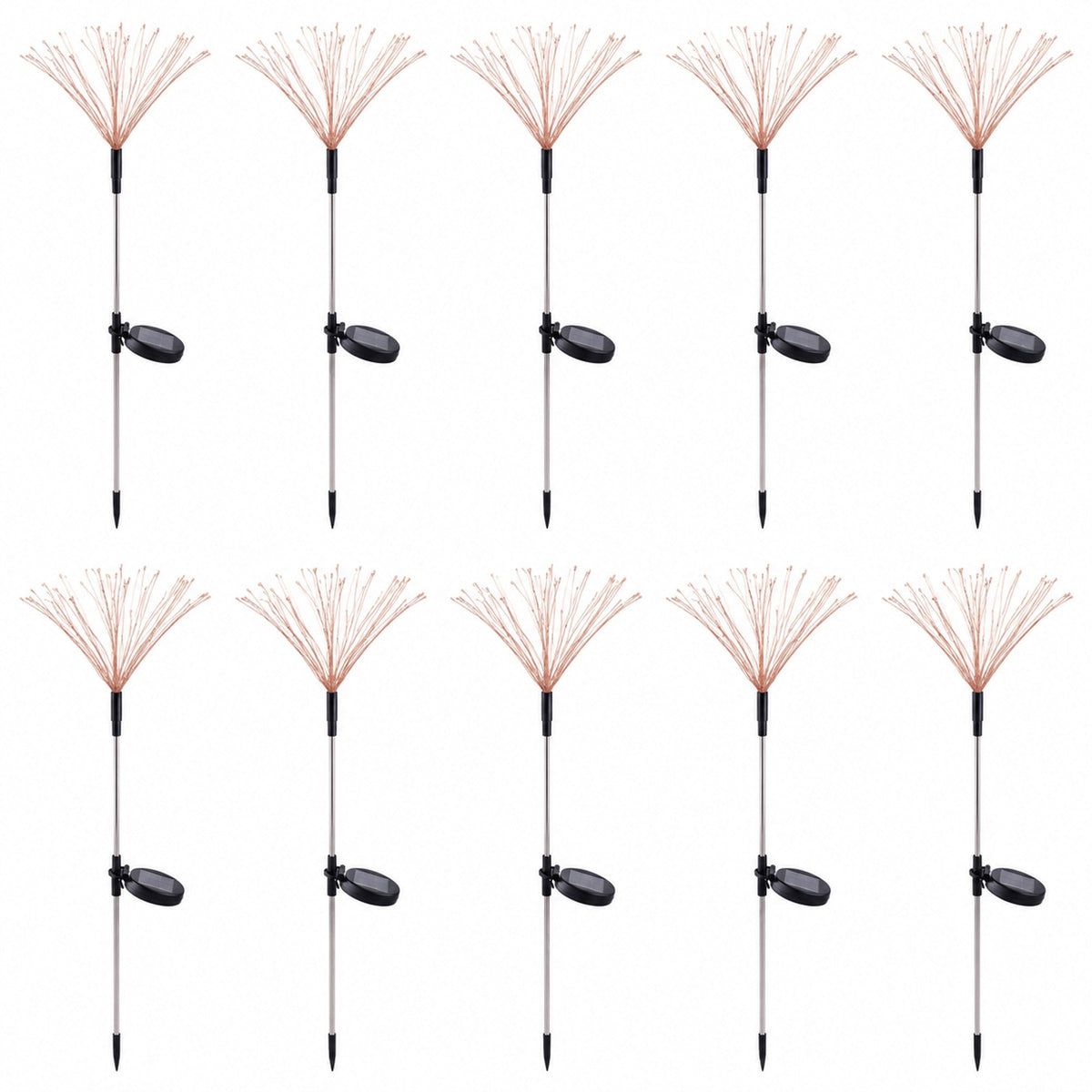SCENOVIA solar starburst lights 10 pack, white background
