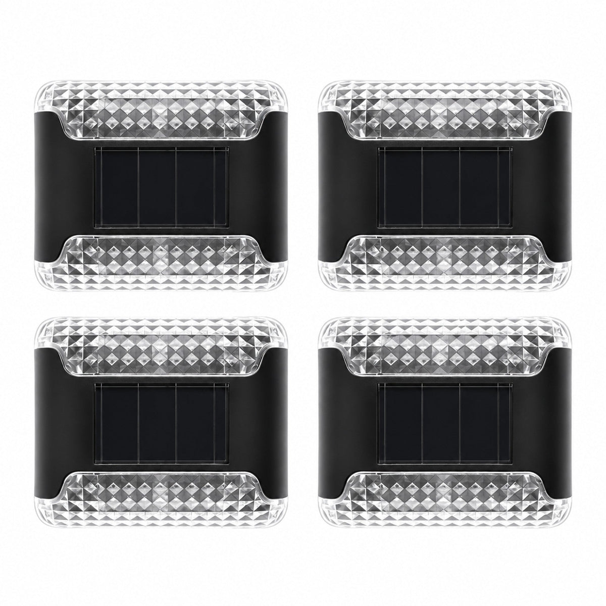 SCENOVIA solar wall lights 4 pack, white background