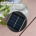 solar lotus light, LED close-up at night